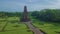 Candi Bajang Ratu Bajang Ratu Temple from aerial view