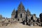 The Candi Sewu a huge temple complex near Prambanan Temple