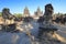 The Candi Sewu a huge temple complex near Prambanan Temple