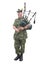 Candian Military Bagpiper