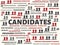 CANDIDATES - image with words associated with the topic RECRUITING, word, image, illustration