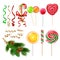 Candies Lollypops Christmas Set