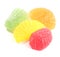 Candies and Sweets Fruit Flavored Chewies Isolated