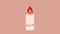 Candle animation. Pillar, jar candle, square, container candle, multi wick.