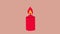 Candle animation. Pillar, jar candle, square, container candle, multi wick