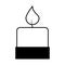 Candle aroma therapy icon