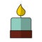 Candle aroma therapy icon