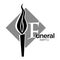 Candle as mourning symbol, funeral agency isolated icon