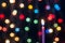 Candle Bokeh art abstract