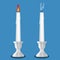 Candle in candlestick