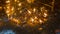 Candle flame close-up in the Indian Temple on a Religious Festival Diwali. Oil Lamp