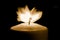 Candle flame in memory of all the victims of coronavirus