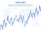 Candle graph. Stock market exchange marketing statistics risk finance trade investment indices growth chart world globe