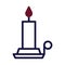 Candle icon duotone maroon navy colour easter symbol illustration