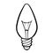 Candle light bulb filament