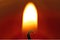 Candle Suppository Lob Yellow Red Skied ball Flame Fire Light Wax Burn Wick Beeswax Luminous Luminescent Radiant Lambent