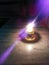 A candle on water rangoli wallpaper