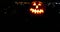 Candlelight halloween pumpkin head