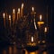 Candlelight, intricate details, rich colors, realistic style