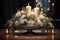 Candlelit Dia de Las Velitas centerpiece