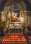 Candles Altar Painting Cathedral Church Nimes Gard France