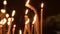 Candles burn in the Church HD