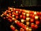 Candles in church