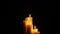 Candles on Dark Background for Thanksgiving, Valentines Day, Happy Birthday, Memorials, Festive, Christmas and Romance