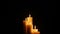 Candles on Dark Background for Thanksgiving, Valentines Day, Happy Birthday, Memorials, Festive, Christmas and Romance