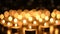 Candles on Dark Background for Thanksgiving, Valentines Day, Happy Birthday, Memorials, Festive, Christmas and Romance