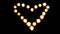 Candles Lights - Love Heart