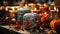 Candles in Mexican Catholic Altar Colorful Background Selective Focus