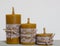 Candles from natural beeswax. handmade. Beautiful and useful gift