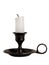 Candlestick with a candle extinguished