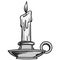 Candlestick Holder Illustration