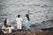 Candomble fans are seen paying homage to Yemanja on Rio Vermelho beach