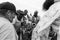 Candomble members are seen placing gifts for Iemanja on Itapema beach, during the Bembe do Mercado celebrations