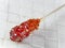 Candy brown sugar on a stick