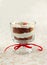 Candy Cane chocolate trifle