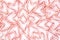 Candy Cane Hearts Wrapping Paper/Card Background