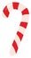 Candy cane, illustration, vector