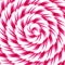 Candy cane sweet spiral abstract background