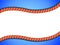 Candy Cane Swoosh Border