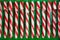 Candy canes in green pack