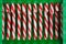 Candy canes in green pack