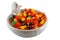 Candy Corn in Ghost Dish