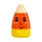 Candy corns sleeping Emoji. Sweet emotion asleep. Sweets for Hal