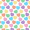 Candy Hearts Seamless Pattern