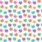 Candy Hearts Seamless Pattern