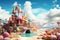 Candy Kingdom beautiful candyland sweets fairytale background